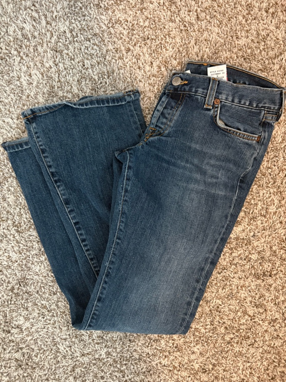 Lucky Brand Women's Straight-Leg Jeans in Dark Blue Wash